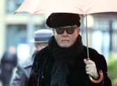 Former pop star Gary Glitter, real name Paul Gadd, at a previous court hearing