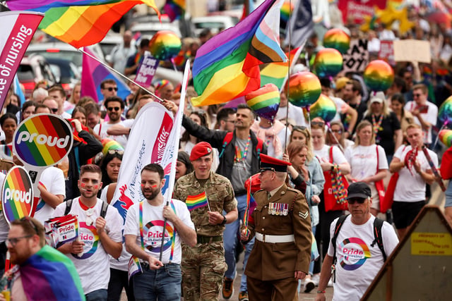 Thousands took part in the march.