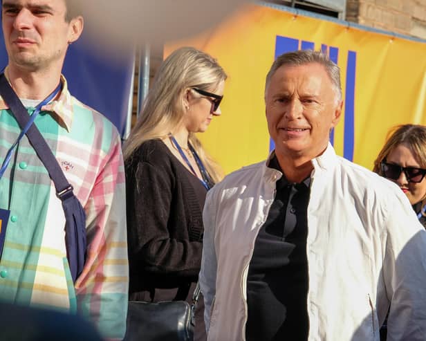 Robert Carlyle said it was good to be back with the gang in Sheffield for the premiere of the new Disney+ TV sequel to The Full Monty