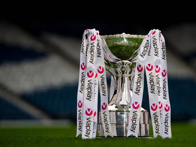Celtic, Kilmarnock, Rangers and Aberdeen will contest the Viaplay Cup semi-finals at Hampden Park this weekend. (Photo by Ross MacDonald / SNS Group)