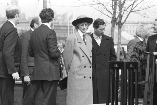 Diana Princess of Wales and Prince Charles officially opened the Glasgow Garden Festival in April 1988.