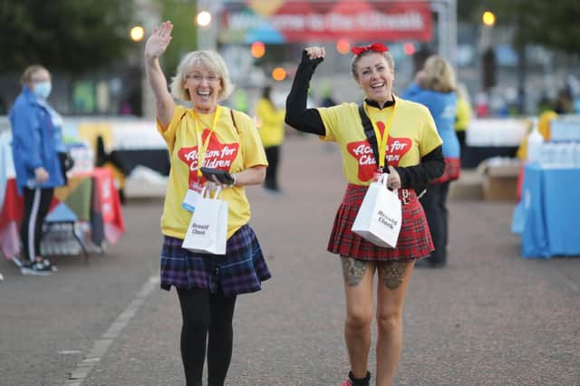 Kiltwalk was able to take place in Glasgow for the first time in two years