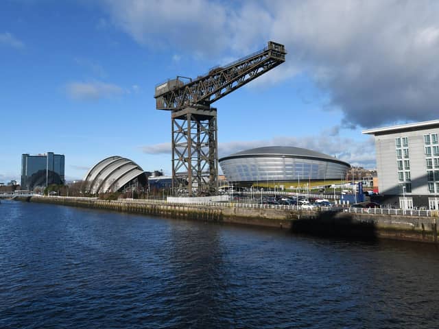 The United Nations COP26 climate summit is being held at the Scottish events campus in Glasgow. RMT has announced strike ballot on Scotrail over pay dispute Picture: John Devlin