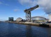 The United Nations COP26 climate summit is being held at the Scottish events campus in Glasgow. RMT has announced strike ballot on Scotrail over pay dispute Picture: John Devlin