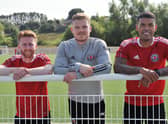 Robbie Thomson's Pro Performance Academy Ltd has linked up with the Chris Mitchell Foundation to raise awareness around mental health in football. With Robbie (centre) are Blair Munn and Callum Tapping.