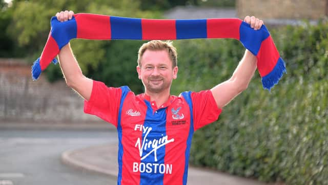 Bempton man Sam Underwood supports Crystal Palace