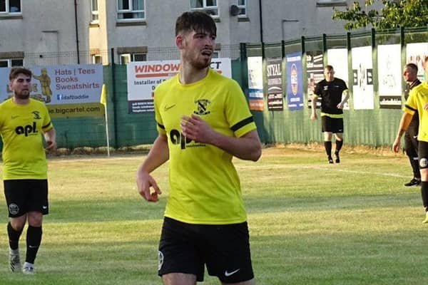 Jordan Moore scored a memorable hat-trick for Bellshill Athletic on return to side after recovering from coronavirus