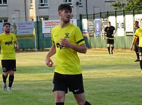 Jordan Moore scored a memorable hat-trick for Bellshill Athletic on return to side after recovering from coronavirus