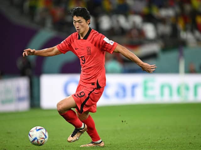 Reported Celtic target Gue-sung Cho in action at the World Cup. (Photo by Stuart Franklin/Getty Images)