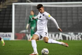 MK Dons midfielder Matt O'Riley is closing in on a move to Celtic. (Photo by Pete Norton/Getty Images)