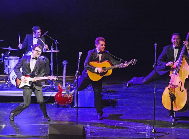 Buddy Holly and the Cricketers take to the stage next month. Pic: Vannin Photography