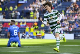 Kyogo Furuhashi scored on his last visit to Hampden when Celtic won the Scottish Cup last season.