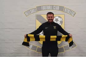 Gary Elliott got his first victory as Bellshill Athletic boss at Saltcoats