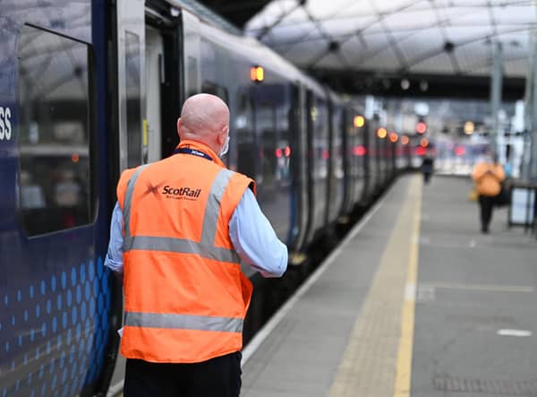 Trains are running at a reduced speed. 