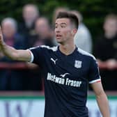 Defender Kerr spent three years with Hartley at Dundee where he has remained since along with two loan spells at Peterhead. Kerr can operate at either fullback position and would provide competition for places at the Suit Direct Stadium. (Photo by Mark Runnacles/Getty Images)