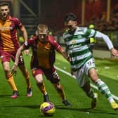 Celtic's Sead Haksabanovic (right) in action in the 2-1 win over Motherwell on Wednesday night (Photo by Rob Casey / SNS Group)