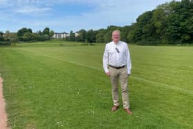 Jackson Carlaw at Crookfur Park