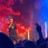 Ian Brown performed at the O2 Academy in Glasgow last night 