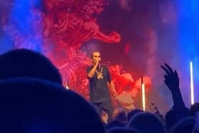 Ian Brown performed at the O2 Academy in Glasgow last night 