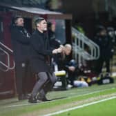 Graham Alexander watches 1-0 defeat to Ross County (Pic by Ian McFadyen)