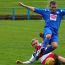 Ian Watt scored Lanark United's goal at Troon