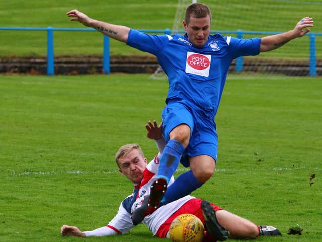 Ian Watt scored Lanark United's goal at Troon