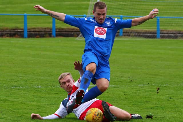 Ian Watt scored Lanark United's goal at Troon