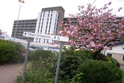 Gartnavel General is among the hospitals which are now now allowing patients to receive two visitors at time