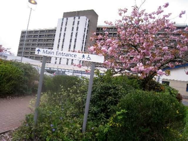 Gartnavel General is among the hospitals which are now now allowing patients to receive two visitors at time