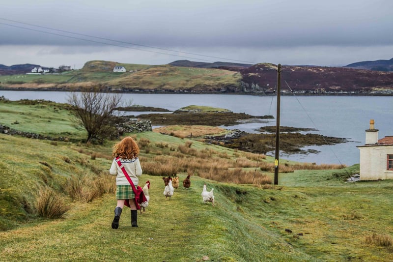 Developed from the popular children's book of the same name by Mairi Hedderwick, Katie Morag was filmed on  Isle of Lewis and follows Katie on her adventures on the fictional Scottish island of Struay.