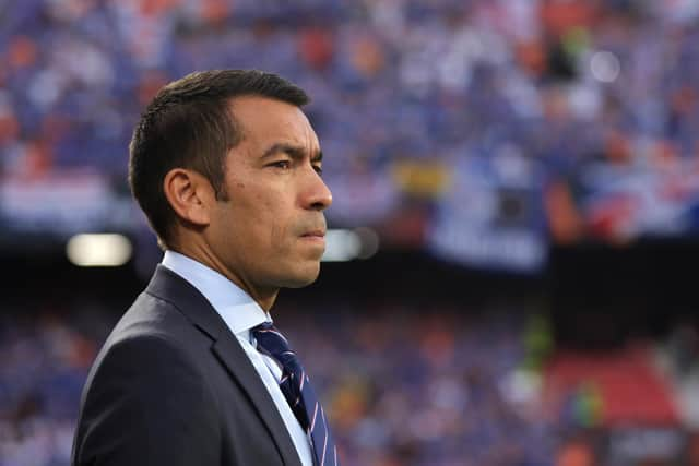 Rangers manager Giovanni van Bronckhorst is determined to end the season with silverware as he prepares his team for the Scottish Cup final against Hearts at Hampden. (Photo by Alex Pantling/Getty Images)