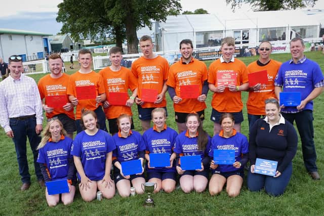 Carluke Young Farmers' men's and ladies teams excelled at Royal Highland Show