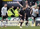 Greg Taylor was penalised for a handball in Celtic's win over St Mirren. (Photo by Craig Williamson / SNS Group)