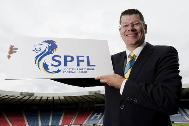 Neil Doncaster has warned fans over behaviour going into the new season. Picture: SNS
