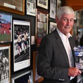 Jim McCalliog at the recent launch of his book "Wembley Wins, Wembley Woes"