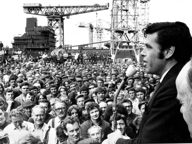 Jimmy Reid was amongst the famous people Glaswegians would like to be honoured with a street named after them 