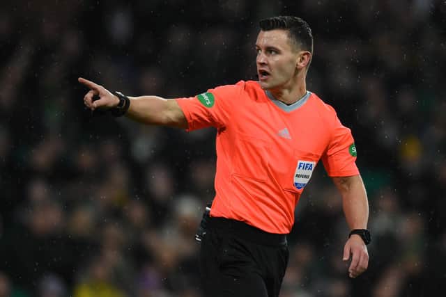 Nick Walsh has been selected as the referee for the Viaplay Cup final. (Photo by Ross MacDonald / SNS Group)