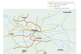 Layout of the proposed rail improvements