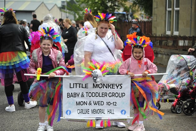 Little Monkeys Baby and Toddler Group won the Hugh Miller Shield for their Rio De Carluke Carnival theme.