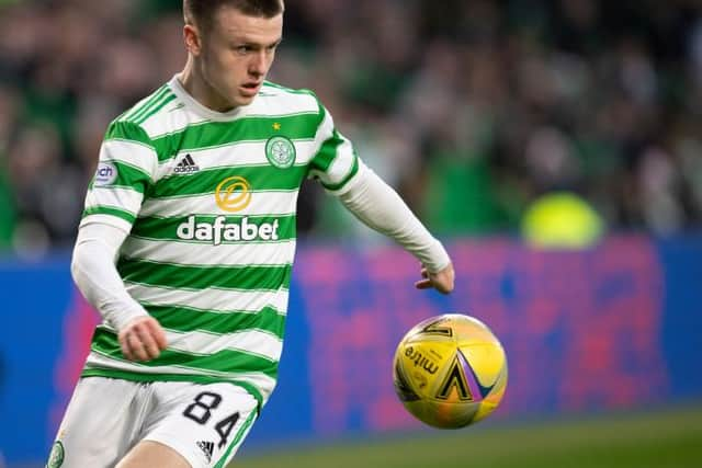 Celtic's Ben Doak during a cinch Premiership match between Celtic and Dundee United. (Photo by Rob Casey / SNS Group)