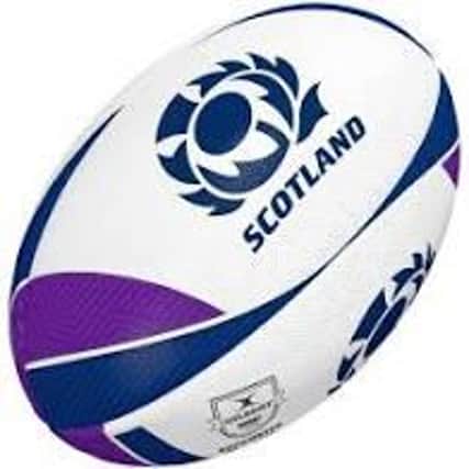 Scotland rugby ball