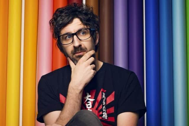 Comedian Mark Watson is performing at Biggar Municipal Hall tonight (Friday).