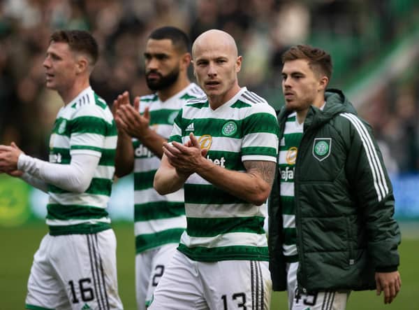 Aaron Mooy was impressive in midfield for Celtic against Hibs.