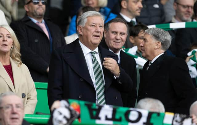 Peter Lawwell during a cinch Premiership match between Celtic and Hibernian at Celtic Park, on October 15, 2022.