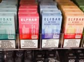 Elf Bar disposable vape flavored vaping e-cigarette products.