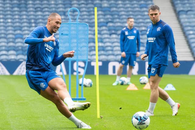 Nikola Katic and Glenn Middleton are surplus to requirements at Rangers. (Photo by Rob Casey / SNS Group)