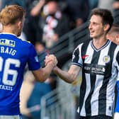 St Mirren left-back Scott Tanser (right) was on target during Saturday’s 3-2 win over Ross County.