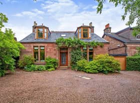 The house is close to good transport links.
