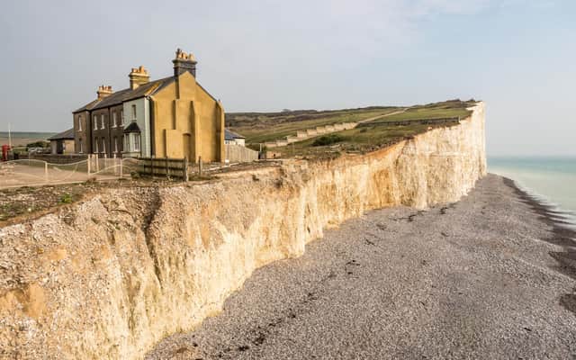 Big problem in UK is coastal erosion (photo: Adobe)