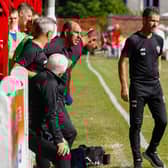 Camelon V Kirkintilloch Rob Roy 11/09/21 East of Scotland League Rob Roy manager Stewart Maxwell
